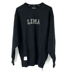 WTAPS NWT Black academy Crewneck Sweater Lima Size 3